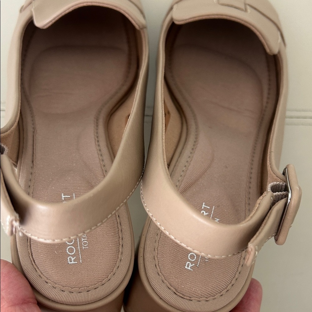 Rockport Esma Women's Beige Slingback Loafers 9.5 - Picture 6 of 9
